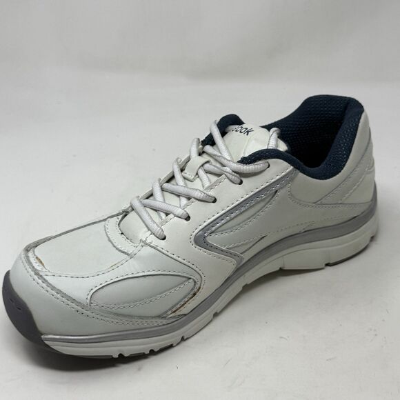 Reebok Return Run Oxford Sneakers Work Shoes Womens 9 M Off White Slip Resistant - Picture 6 of 16